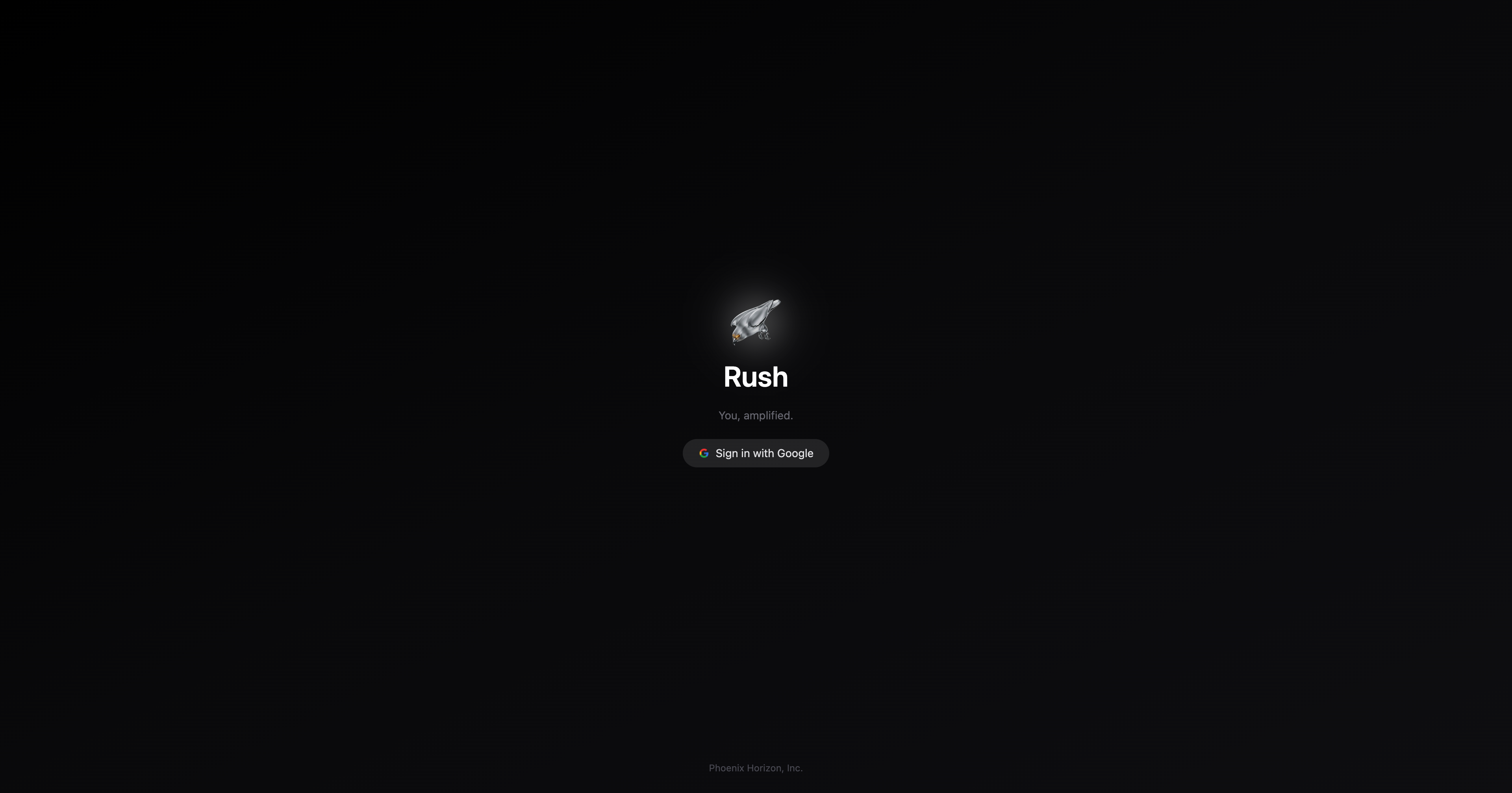 Sign-in on a fresh install — Google and Microsoft sit side by side.